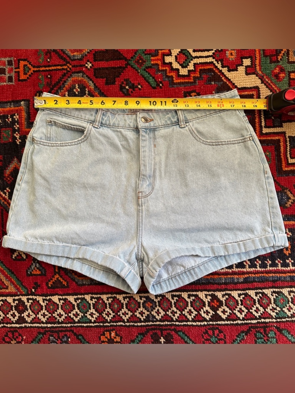 Denim&Co cuffed denim shorts